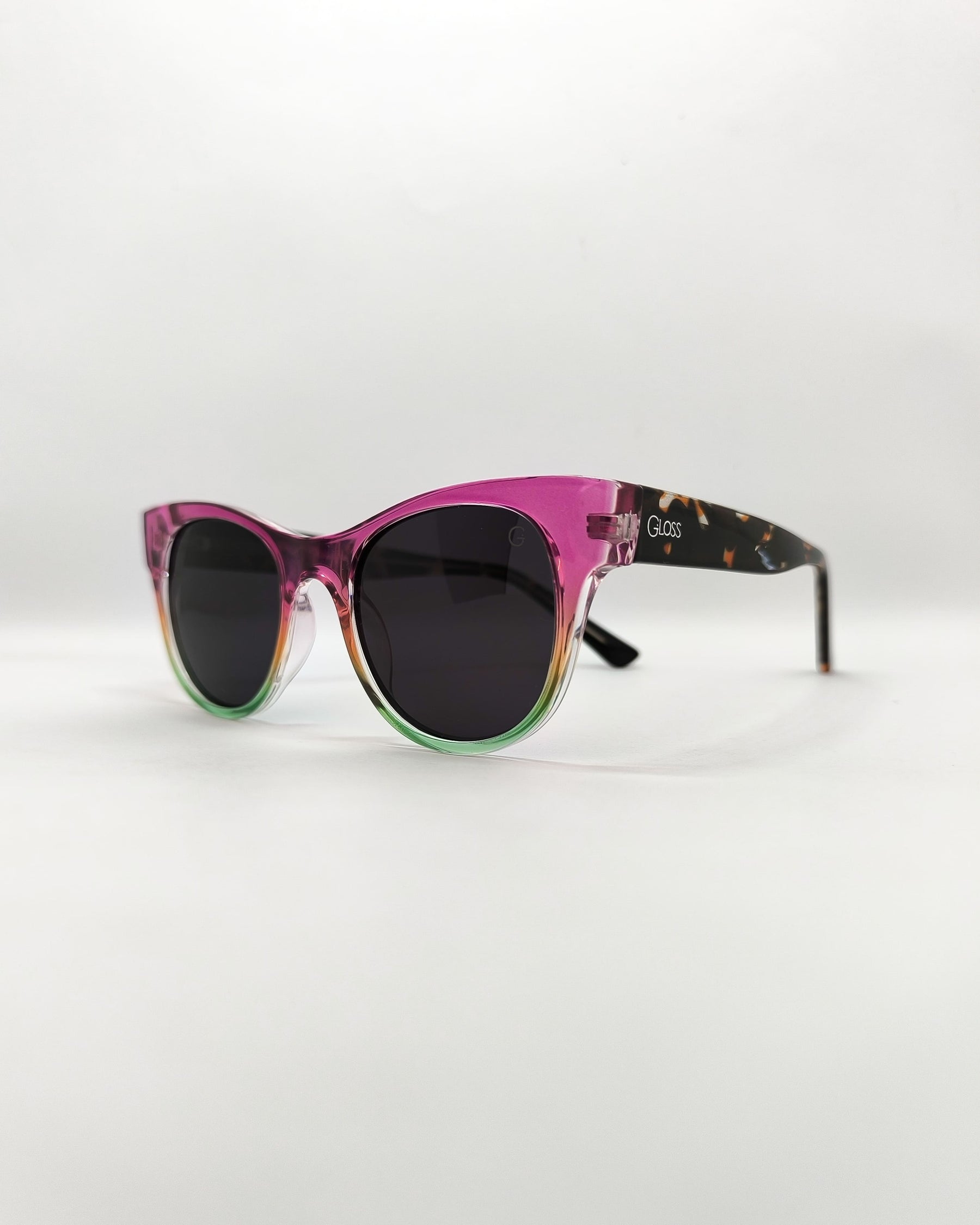 Óculos de Sol Feminino Gatinho em Acetato Colorido lente polarizada– Gloss