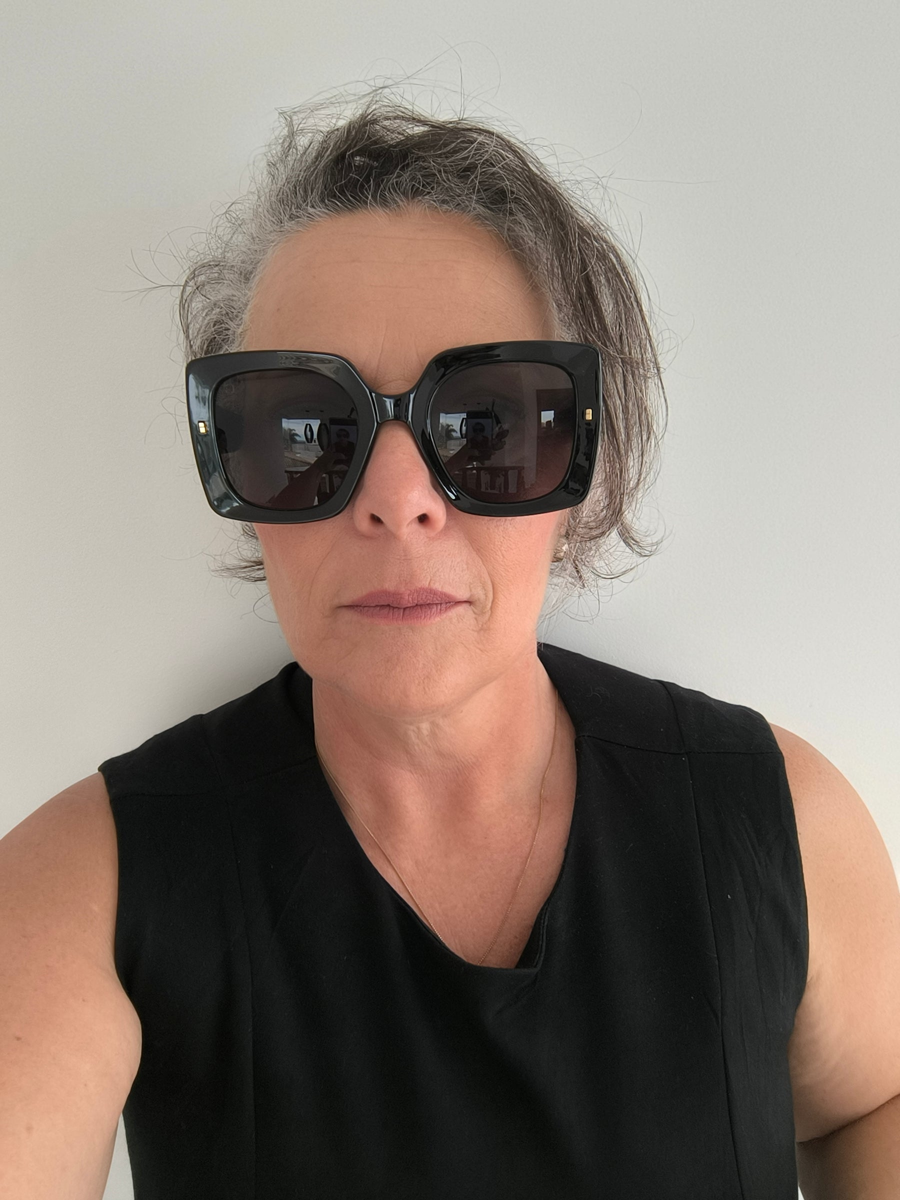 Óculos de Sol Feminino Quadrado Grande em Acetato – Gloss