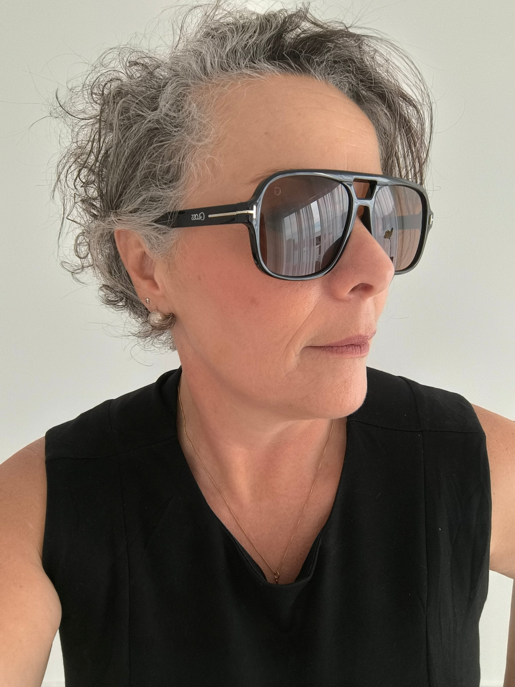 Óculos de Sol Unissex Quadrado em Acetato – Gloss