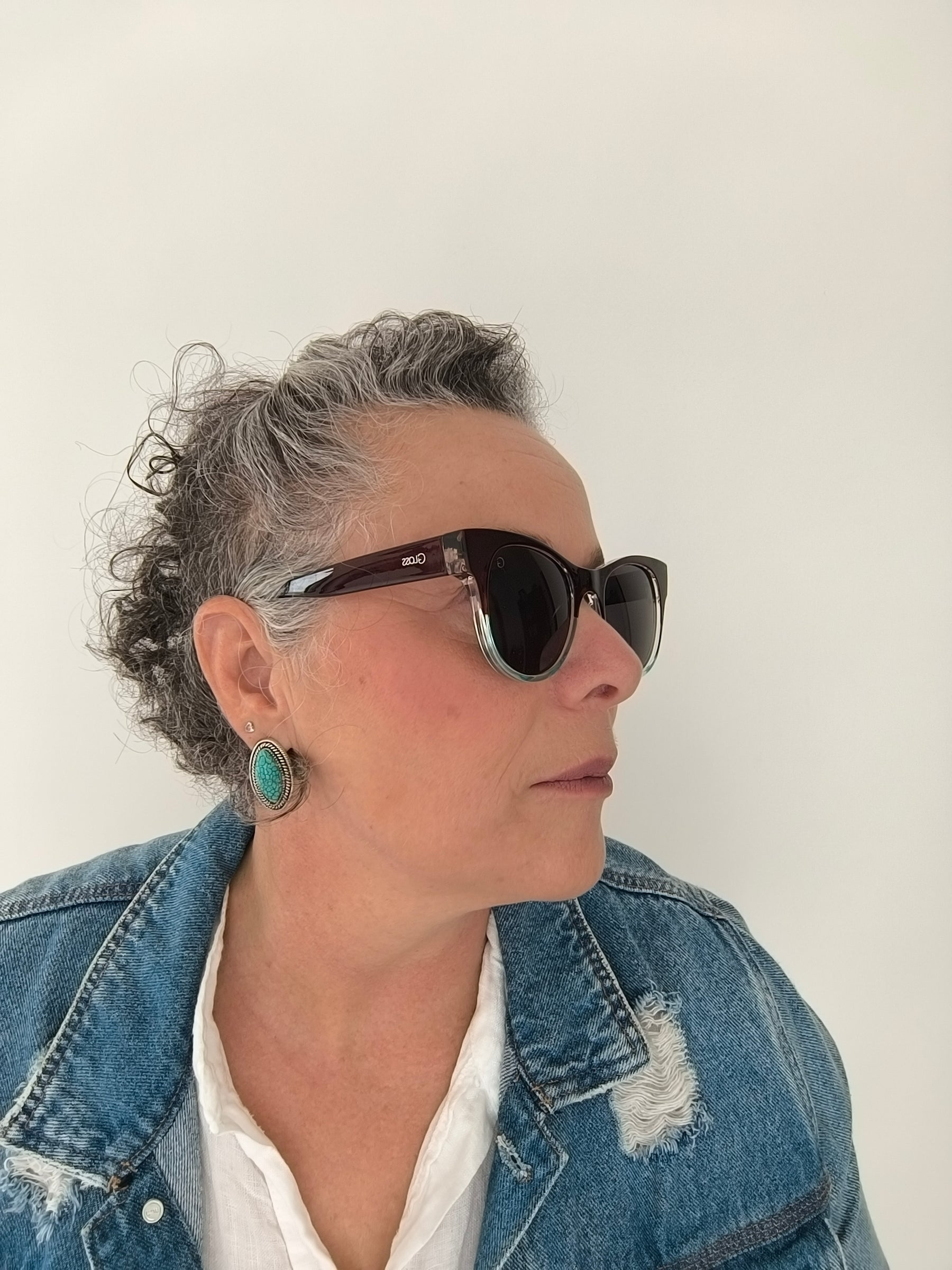 Óculos de Sol Feminino Gatinho em Acetato Colorido lente polarizada– Gloss