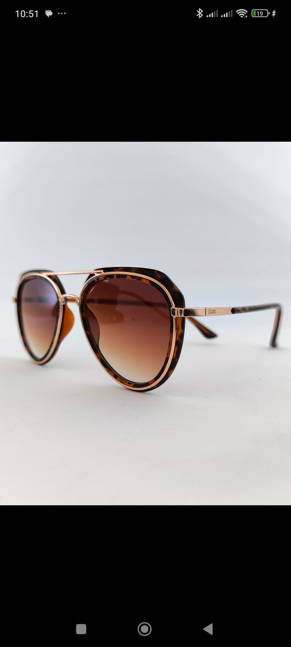 Óculos de Sol Feminino Aviador em Metal e Acetato Premium – Gloss Eyewear