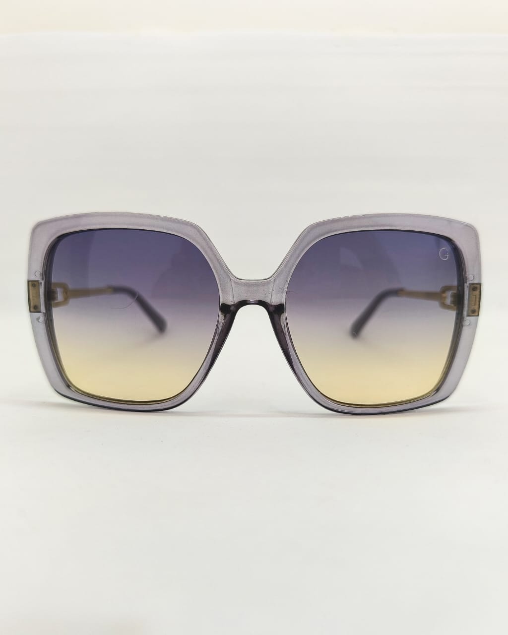 Óculos de Sol Feminino Quadrado Oversized em Acetato Premium – Gloss Eyewear Azul