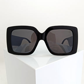 Óculos de Sol Feminino Quadrado Oversized em Acetato Premium – Gloss Eyewear