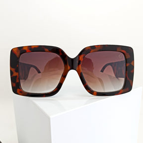 Óculos de Sol Feminino Quadrado Oversized em Acetato Premium – Gloss Eyewear