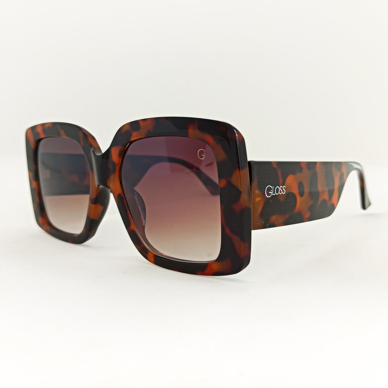 Óculos de Sol Feminino Quadrado Oversized em Acetato Premium – Gloss Eyewear