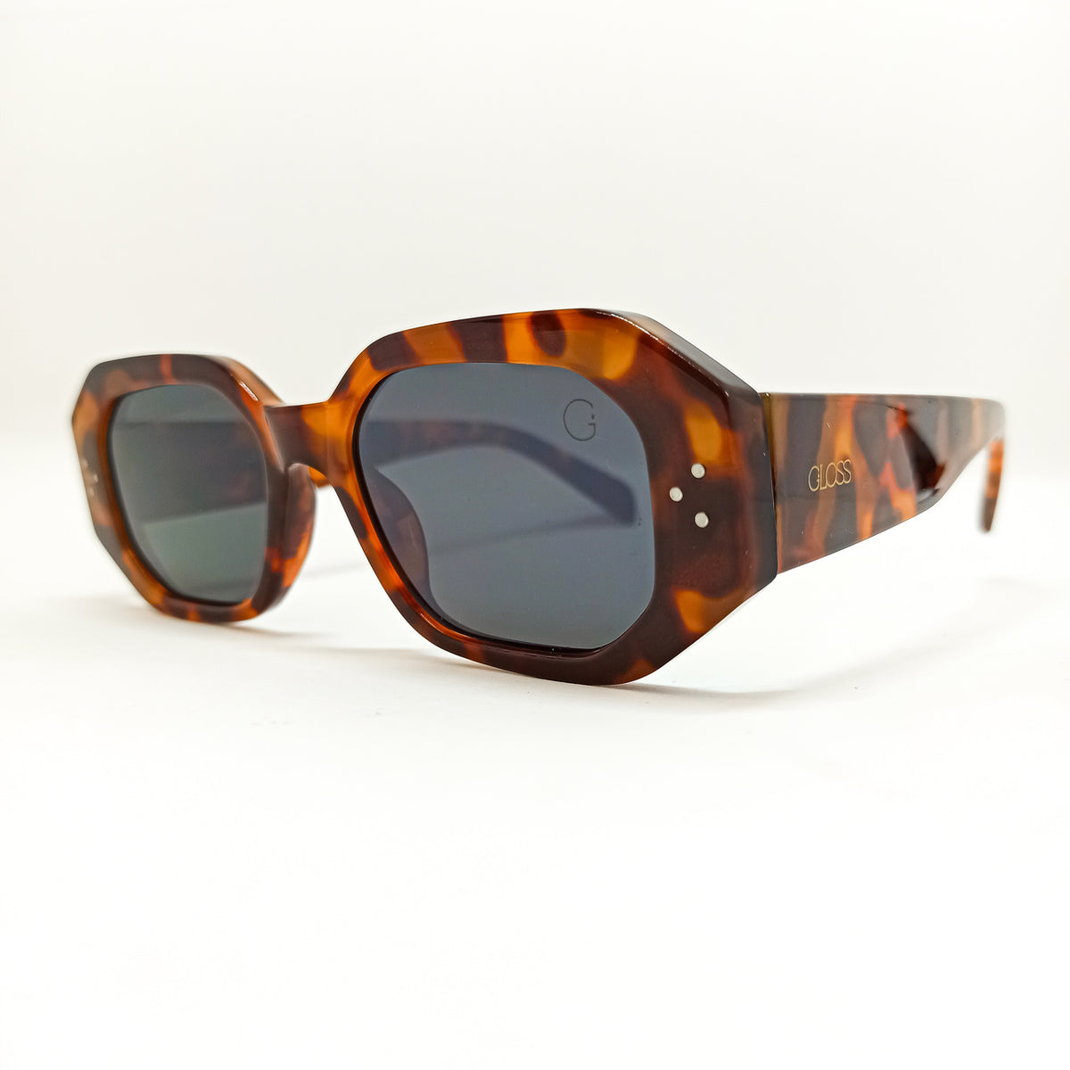 Óculos de Sol Feminino Slim em Acetato Premium – Gloss Eyewear Animal Print