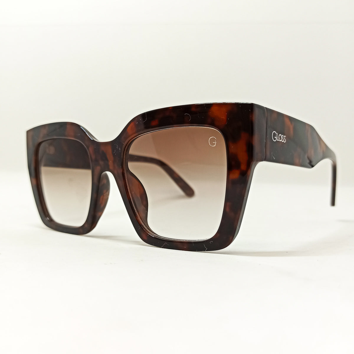 Óculos de Sol Feminino Quadrado em Acetato Premium – Gloss Eyewear Animal Print