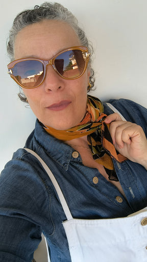 Óculos de Sol Feminino Gatinho Grande em Acetato com Lente Cosmética Degradê – Gloss