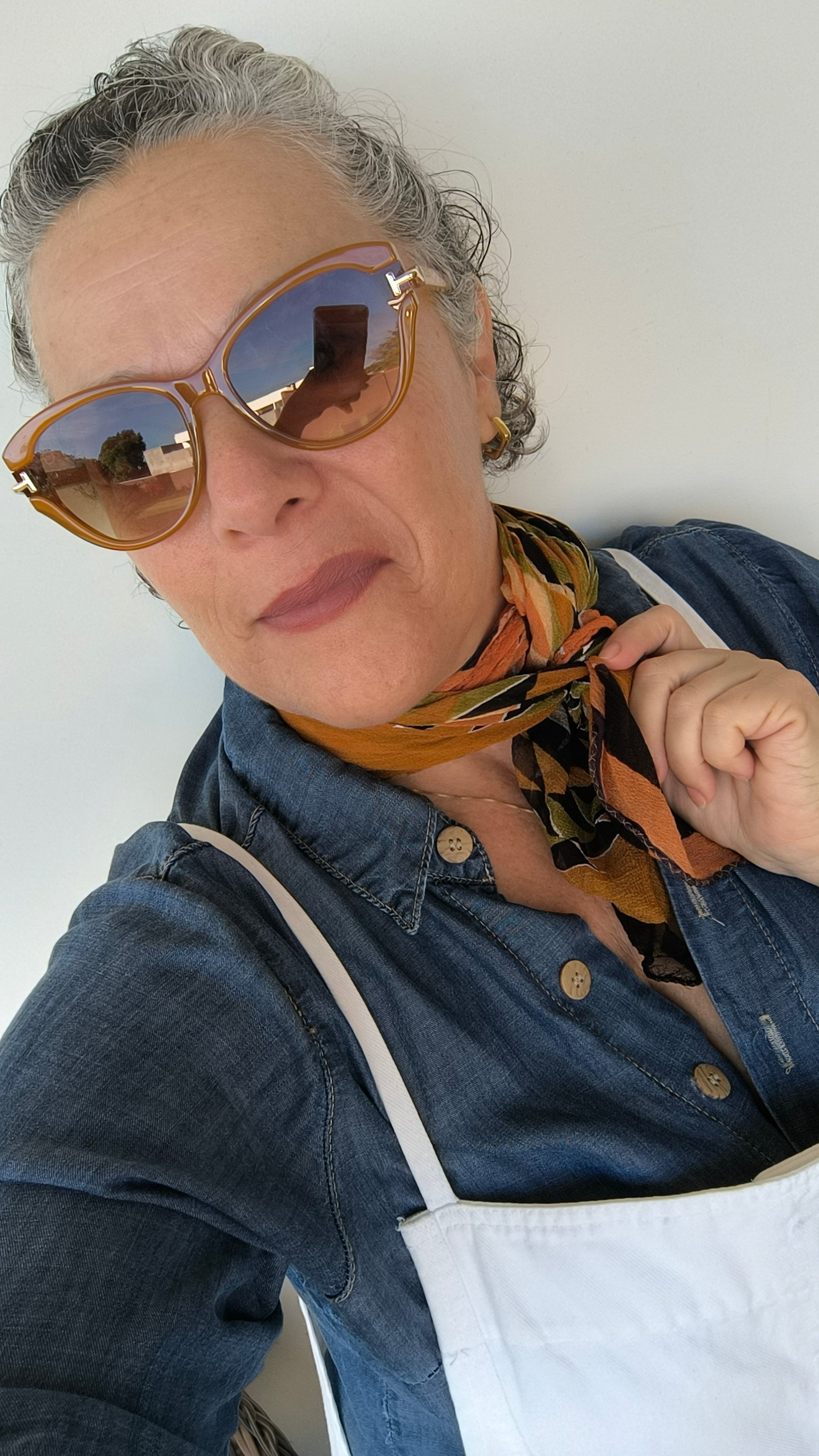 Óculos de Sol Feminino Gatinho Grande em Acetato com Lente Cosmética Degradê – Gloss
