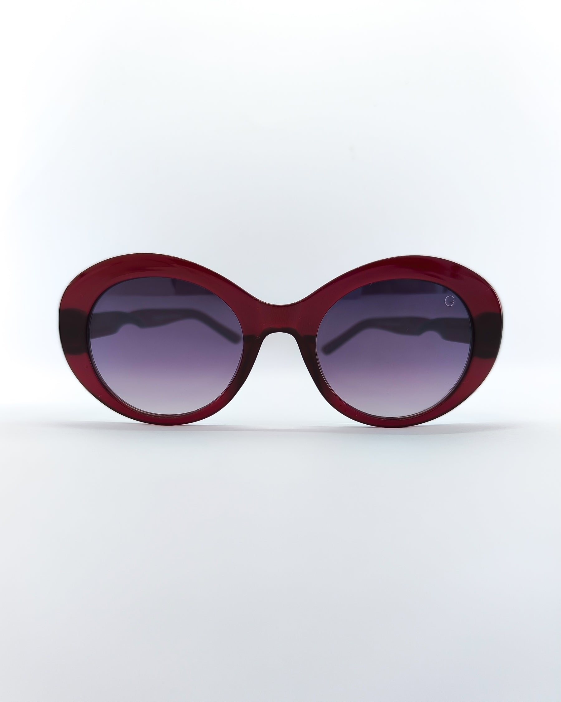 Óculos de Sol Feminino Oval Retrô em Acetato Premium – Gloss Eyewear