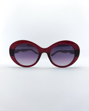 Óculos de Sol Feminino Oval Retrô em Acetato Premium – Gloss Eyewear