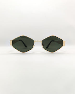 Óculos de Sol Unissex/Feminino Losango em Metal – Gloss
