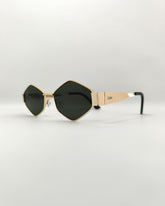 Óculos de Sol Unissex/Feminino Losango em Metal – Gloss