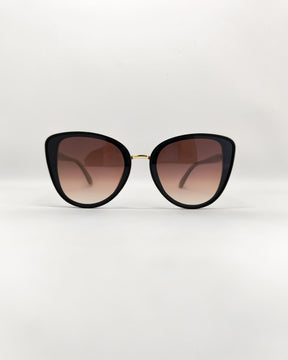 Óculos de Sol Feminino Gatinho Grande em Acetato com Lente Cosmética Degradê – Gloss