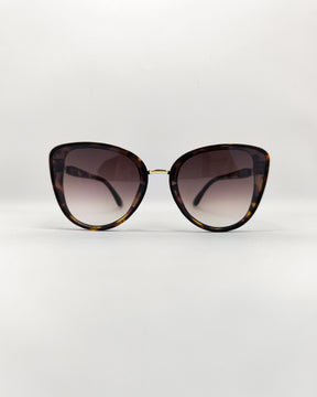 Óculos de Sol Feminino Gatinho Grande em Acetato com Lente Cosmética Degradê – Gloss
