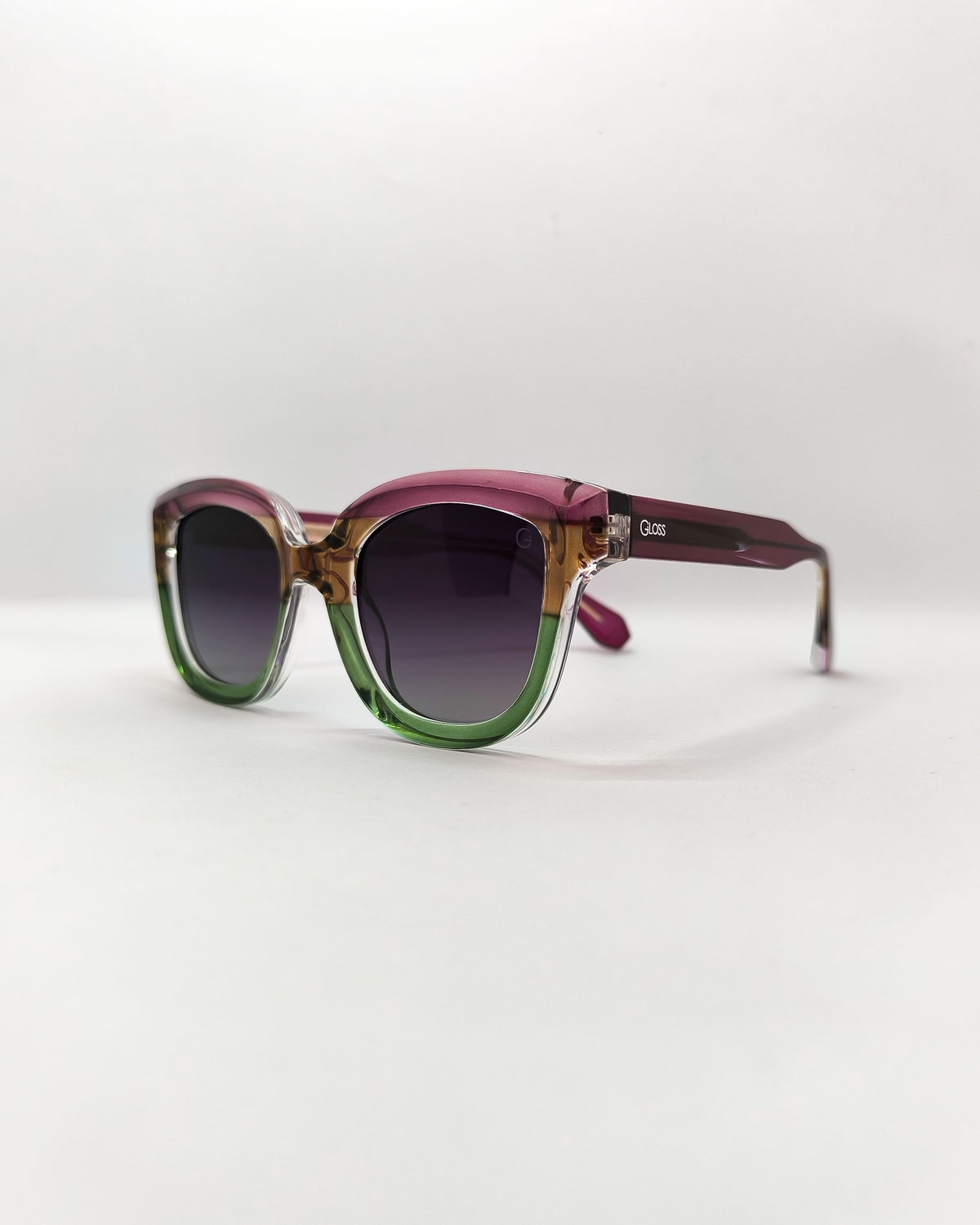 Óculos de Sol Feminino Quadrado em Acetato Polarizado – Gloss