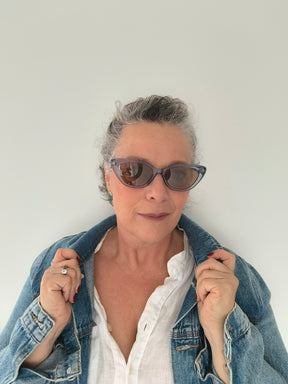 Óculos de Sol Feminino Gatinho Acetato Azul lente polarizada  – Gloss