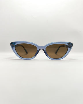 Óculos de Sol Feminino Gatinho Acetato Azul lente polarizada  – Gloss