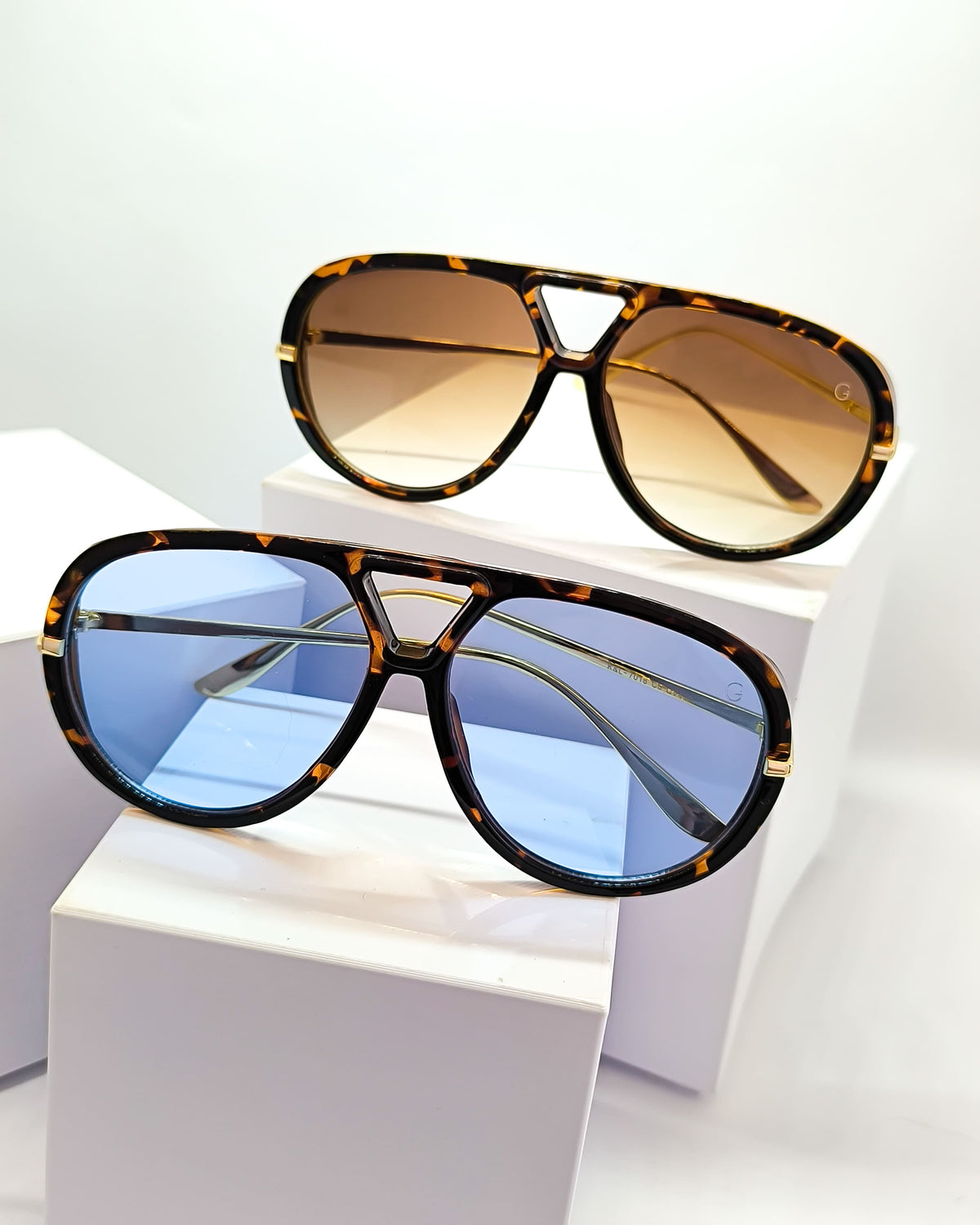 Óculos de Sol Feminino Aviador Maxi Grande em Acetato – Gloss