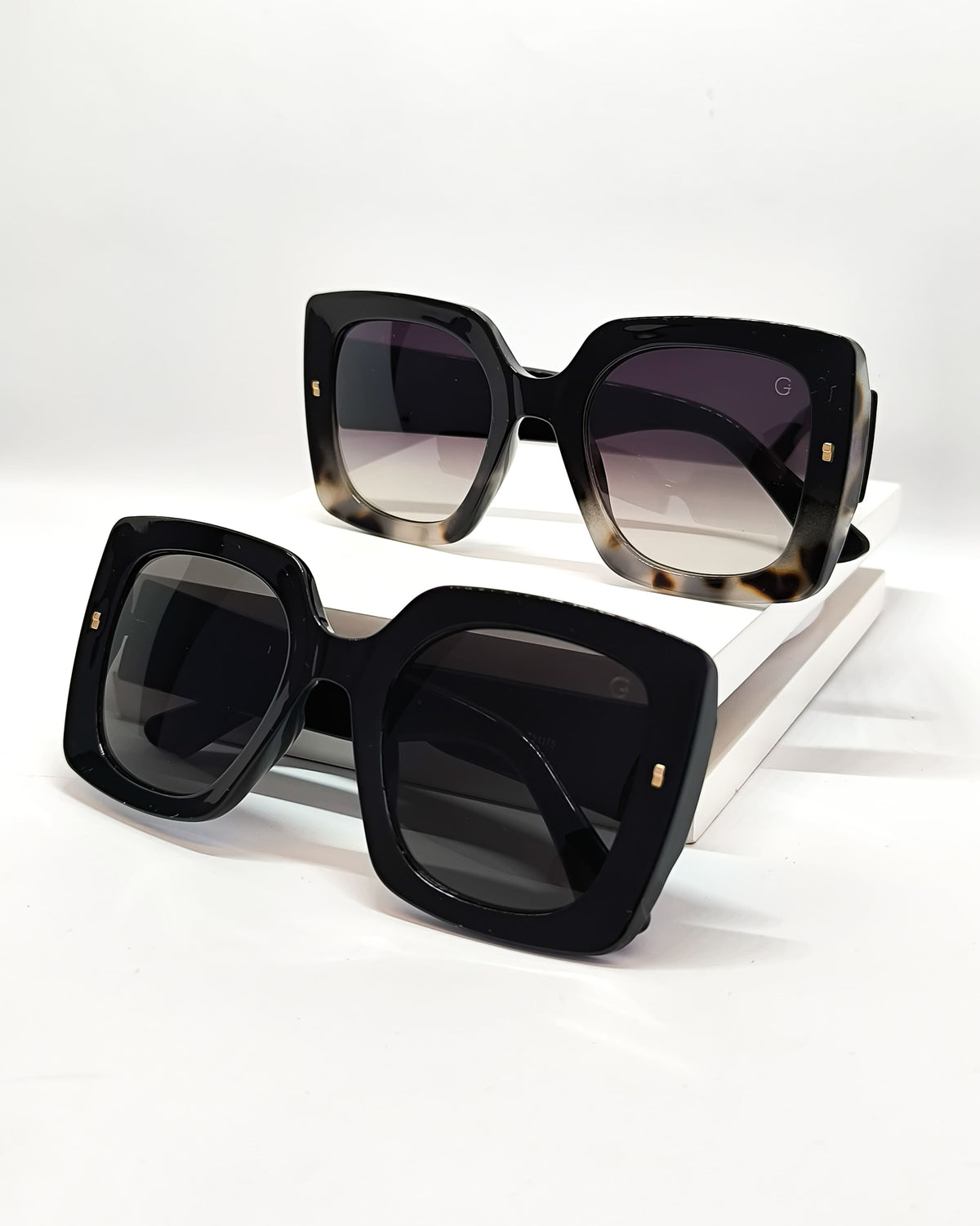 Óculos de Sol Feminino Quadrado Grande em Acetato – Gloss