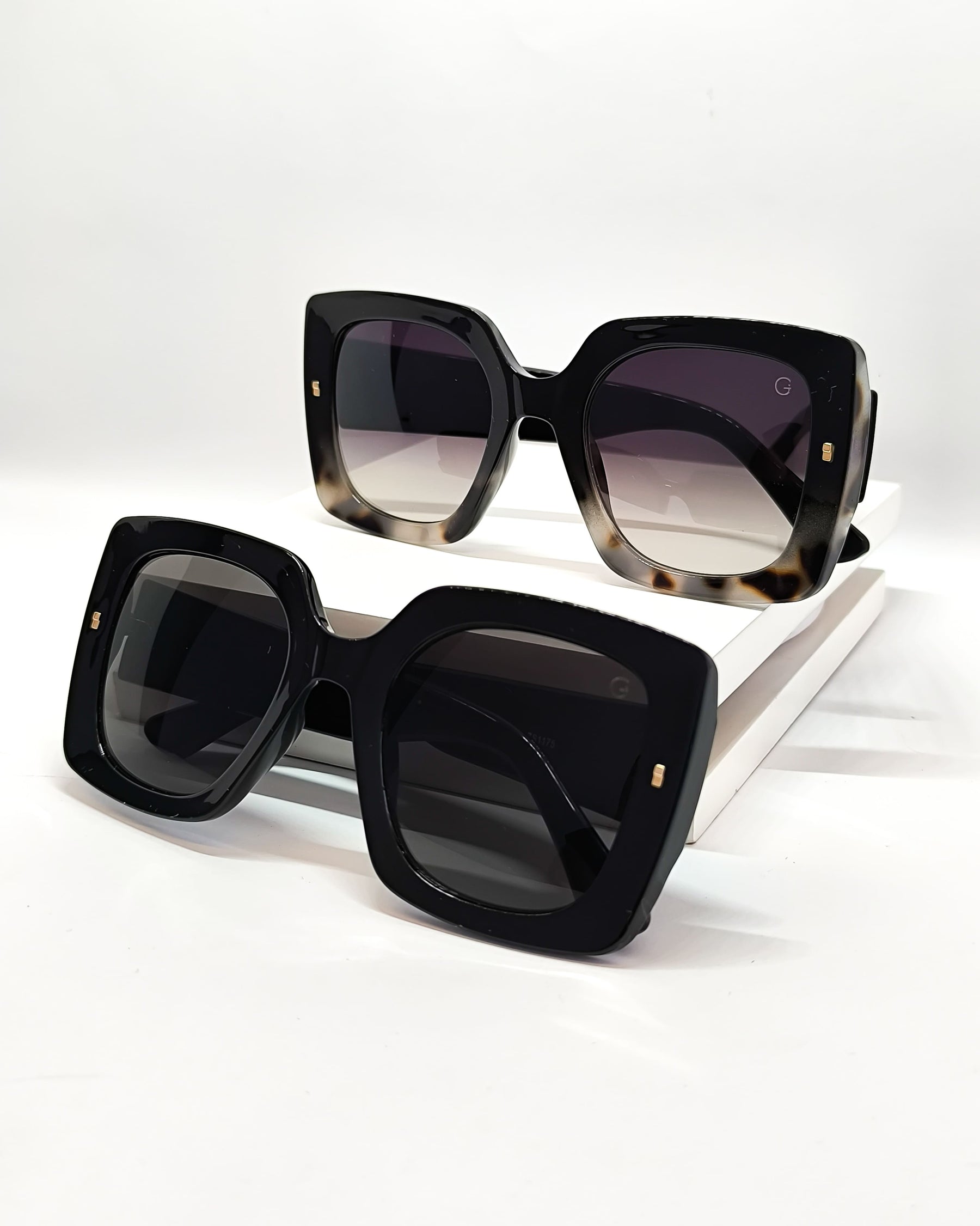 Óculos de Sol Feminino Quadrado Grande em Acetato – Gloss