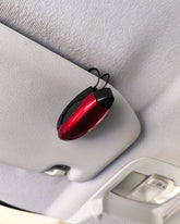 Porta Óculos de Carro Universal Clip Reforçado em ABS e Couro – Clip Car Gloss Eyevewear