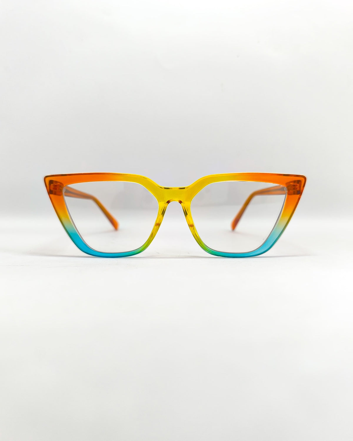 Óculos para Grau Feminino Gatinho em Acetato Degradê Solar – Gloss