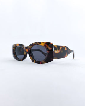 Óculos de Sol Feminino Slim em Acetato Animal Print Premium - Gloss Eyewear