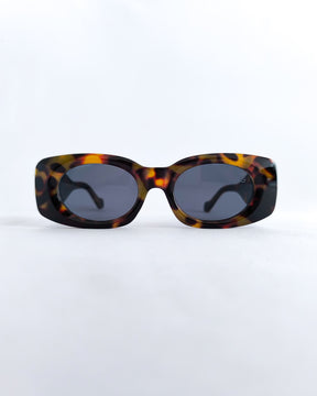 Óculos de Sol Feminino Slim em Acetato Animal Print Premium - Gloss Eyewear