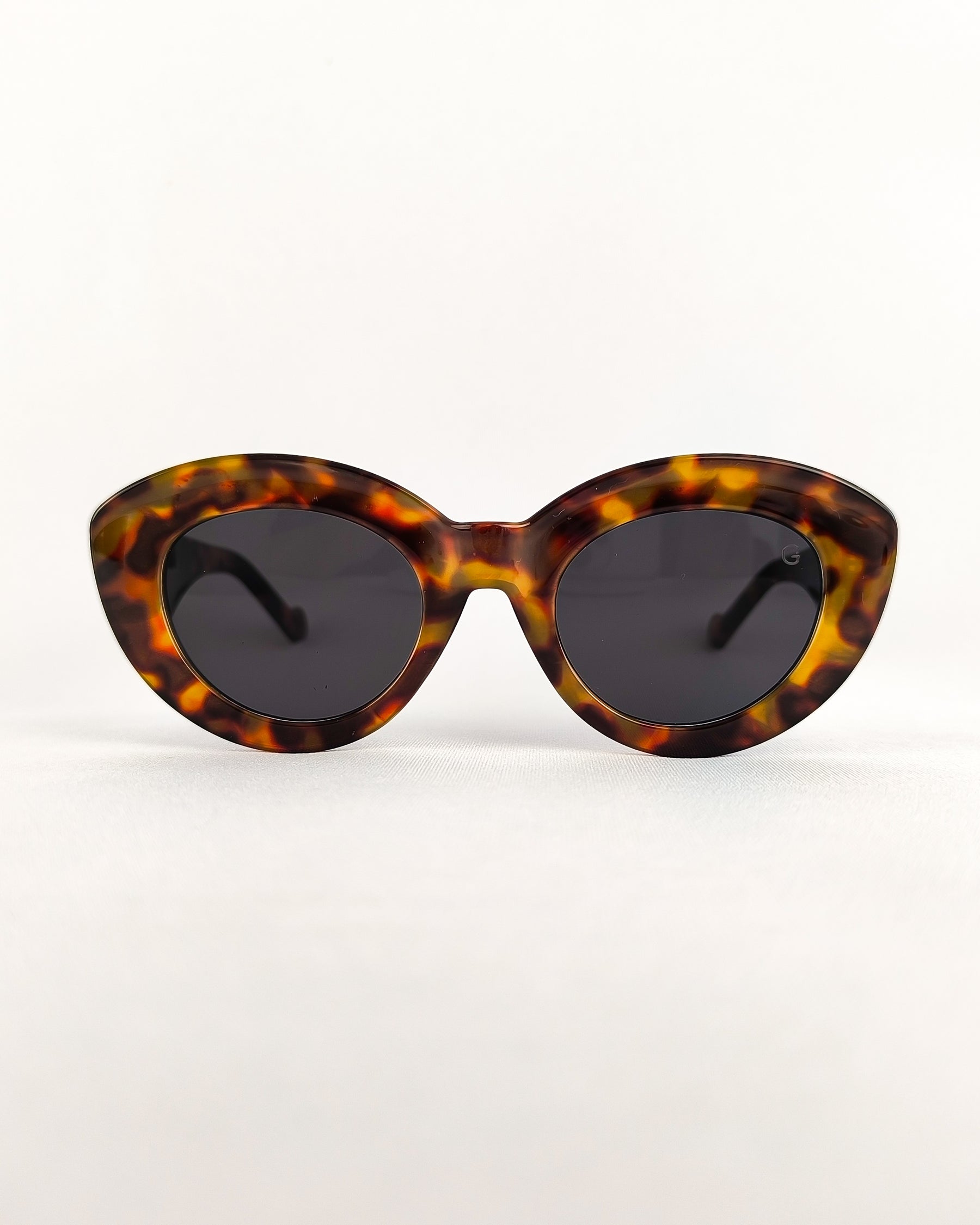 Óculos de Sol Feminino Gatinho Leila Bold em Acetato Animal Print Premium - Gloss Eyewear