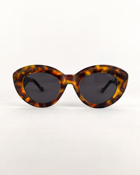 Óculos de Sol Feminino Gatinho Leila Bold em Acetato Animal Print Premium - Gloss Eyewear