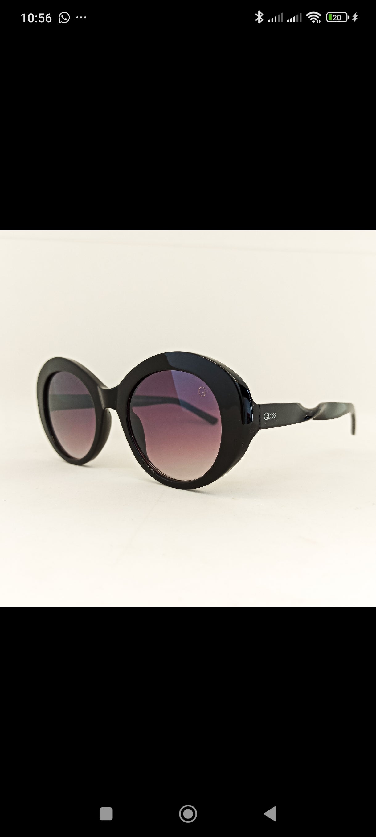 Óculos de Sol Feminino Oval Retrô em Acetato Premium – Gloss Eyewear