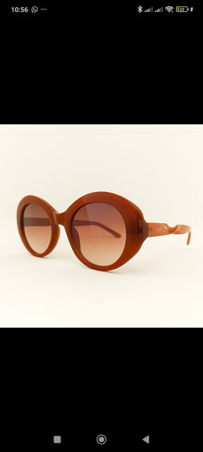 Óculos de Sol Feminino Oval Retrô em Acetato Premium – Gloss Eyewear