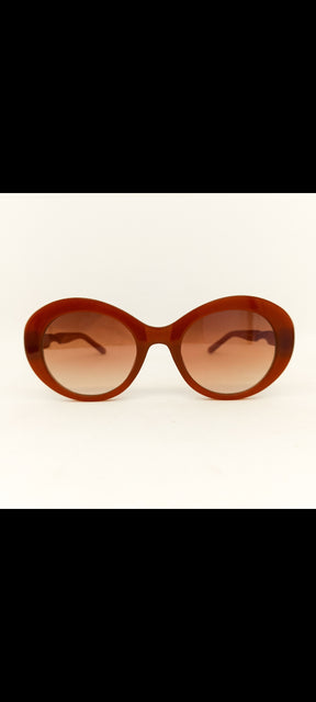 Óculos de Sol Feminino Oval Retrô em Acetato Premium – Gloss Eyewear