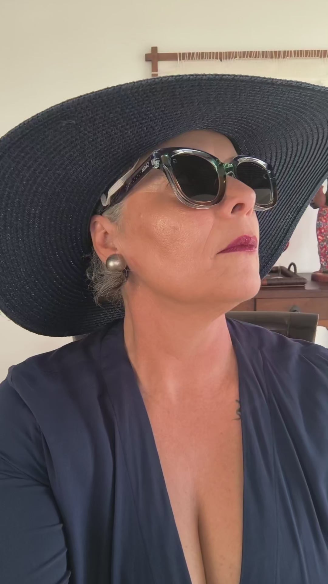 Óculos de Sol Feminino Quadrado em Acetato Polarizado – Gloss