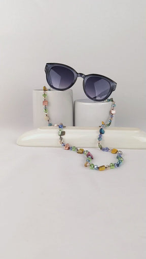 Cordinha para Óculos Unissex em Pedraria Colorida Premium - Gloss Eyewear